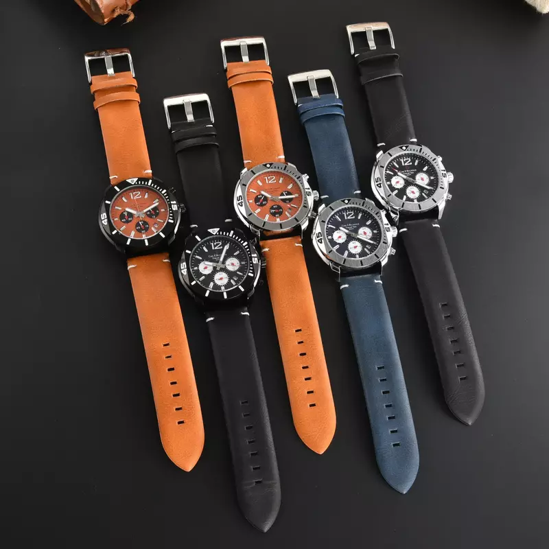 New Carl F. Bucherer Luxury Men's Multifunctional Time Code Watch Casual Fashion Clock High Beauty Gift Waterproof Quartz Watch