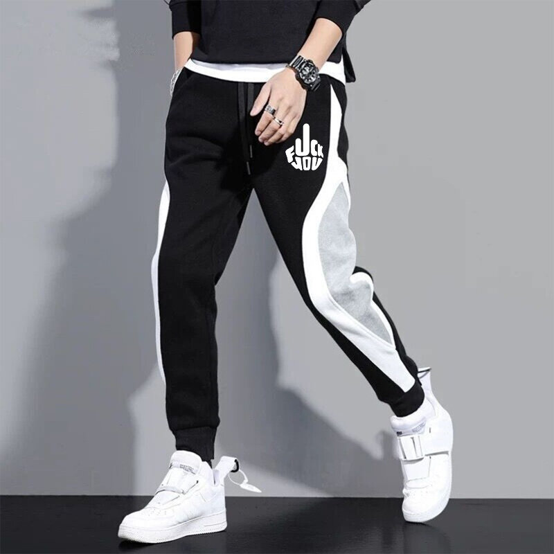 Jesienna i zimowa spodnie męskie nowa odzież męska spodnie typu Casual sportowe dresy do biegania spodnie dresowe Harajuku Streetwear