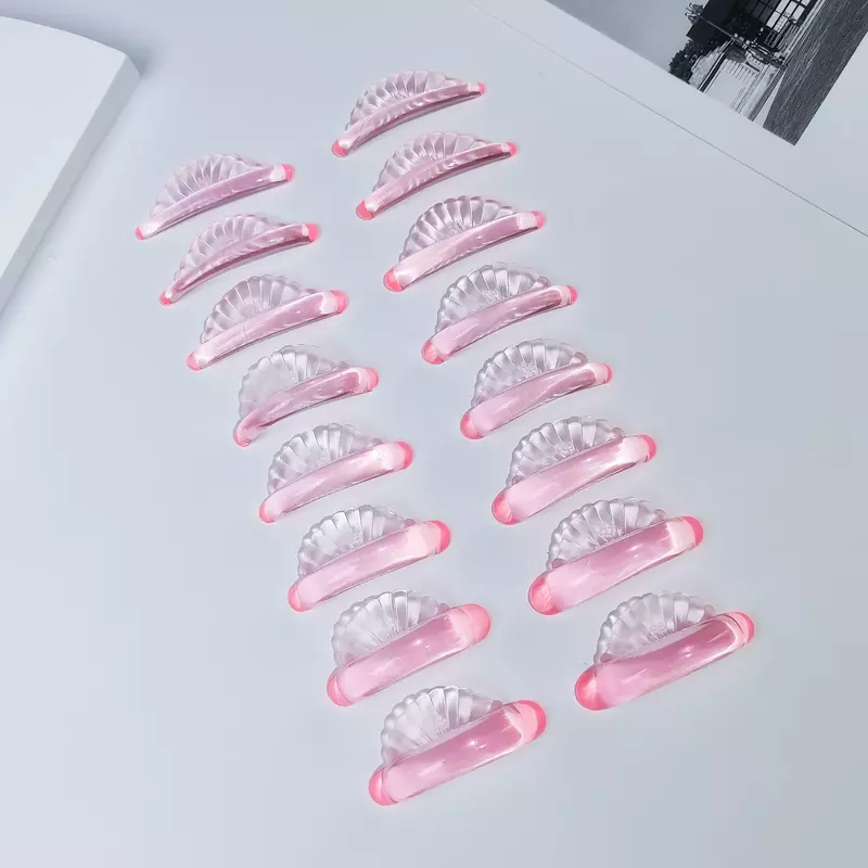 Libeauty Wholesale Glue Free Silicone Eyelash Perm Pads Sticky Lashes Rods Shield Lifting 3D Eyelash Curler Accessories Tools