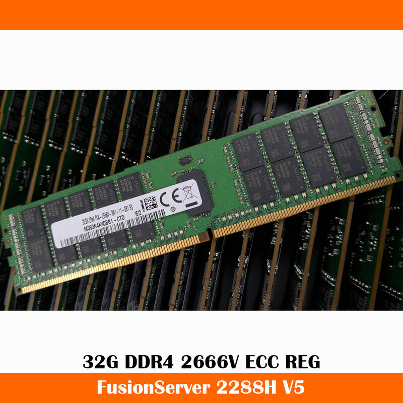 Серверная память FusionServer 2288H V5, 1 шт., память 32 Гб DDR4 2666 в ECC REG 32 ГБ ОЗУ, быстрая доставка, высокое качество, работает хорошо