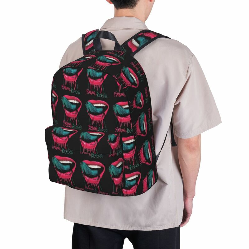 Mochila invertida para crianças, bolsa de livro de estudante, bolsa de ombro mochila de viagem, mochila de grande capacidade, moda