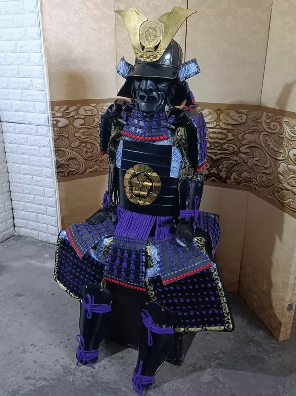 Coole japanische Samurai Rüstung Cosplay Film Oda Nobunaga Bühnen performance kostet hand gezogene echte Rüstung japanische Rüstungen