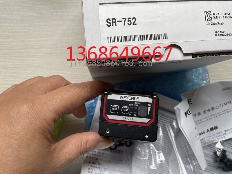 KEYENCE Genuine SR-752 Ethernet-compatible 2D Code Reader, Available in All Series, Price Negotiable, Authentic and Trustworthy