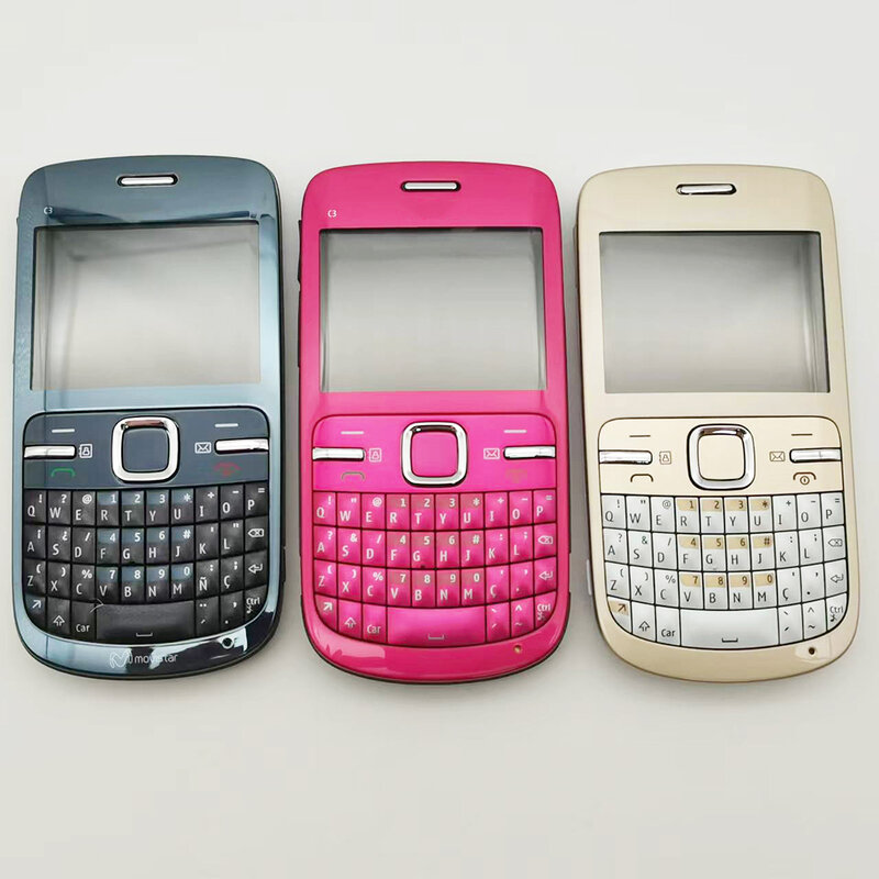 ロック解除されたキーボード付き携帯電話,C3-00,c3,2010,ロシア語,arabic,hewatch,英語,スウェーデン製,送料無料