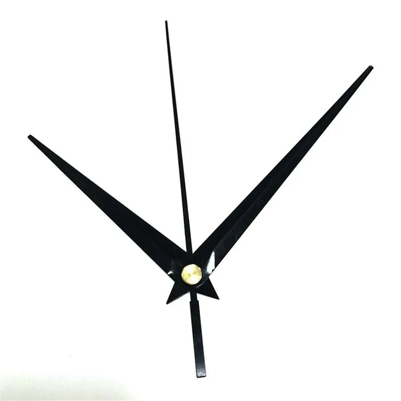 Черный подвесной кварцевый механизм для ремонта часов, детали механизма часов с иглами, кварцевые часы «сделай сам», бесшумные настенные часы Mov, 1 комплект
