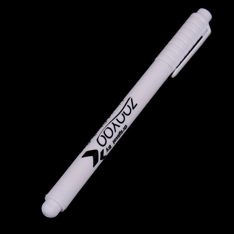ปากกาชอล์กเหลวสีขาว3ชิ้นขนาด13.5ซม. ใหม่ปากกาชอล์กกระดานปากกาเจลของเหลวใช้กับหน้าต่างกระดานดำลบได้