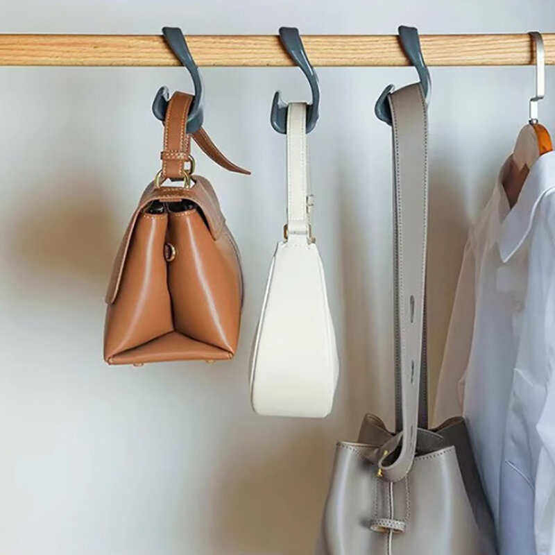 Langlebige Tasche Rack Halter Home Schrank Hut Seide Schal Schals Geldbörse Handtasche Lagerung gewölbten Kleiderbügel Haken