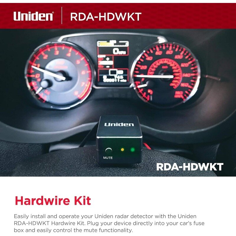 Uniden R8 Ultra-Lange-Afstandsradar/Laserdetector, Dubbele Antennes Voor Detectie Voor En Achter