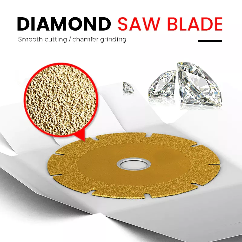 Diamante viu o diâmetro do furo da lâmina 20mm liga de ferro aço metal lâmina de corte especial disco de moagem de brasagem afiada sem lascar