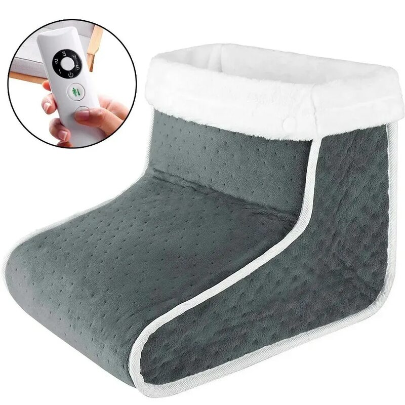 Electric Foot Heater 5 Modes Heating Control Setting Washable Heated Thermal Foot Warmer Massager Foot Care Pad Cushion