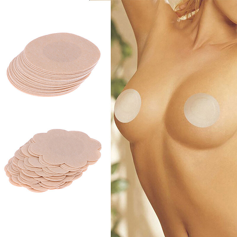 20 pcs mulheres invisível mama elevador sobreposições de fita no sutiã sexy mamilo adesivos peito covers adhesivo sutiã mamilo pastes proteção