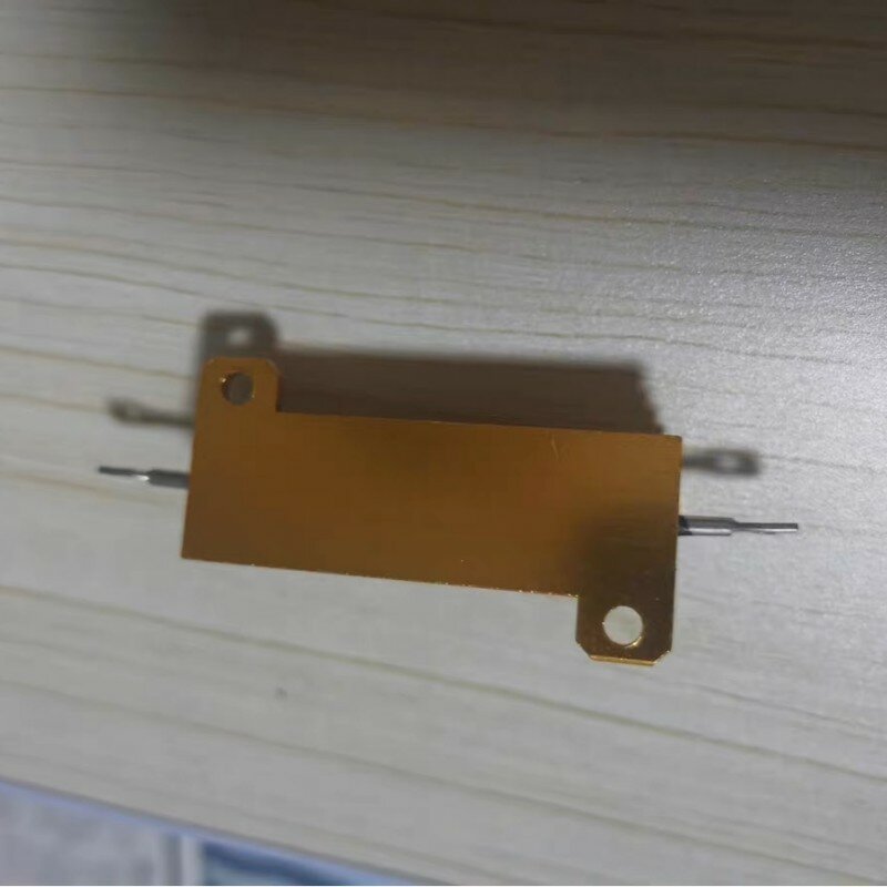 RX24 50W Watt Power Cooling Metal Shell Aluminium Gold Resistor 1K 500R 300R 200R 150R 100R 12R 10R 8R 6R 5R 4R 2R 1R 0.5R 0.1R
