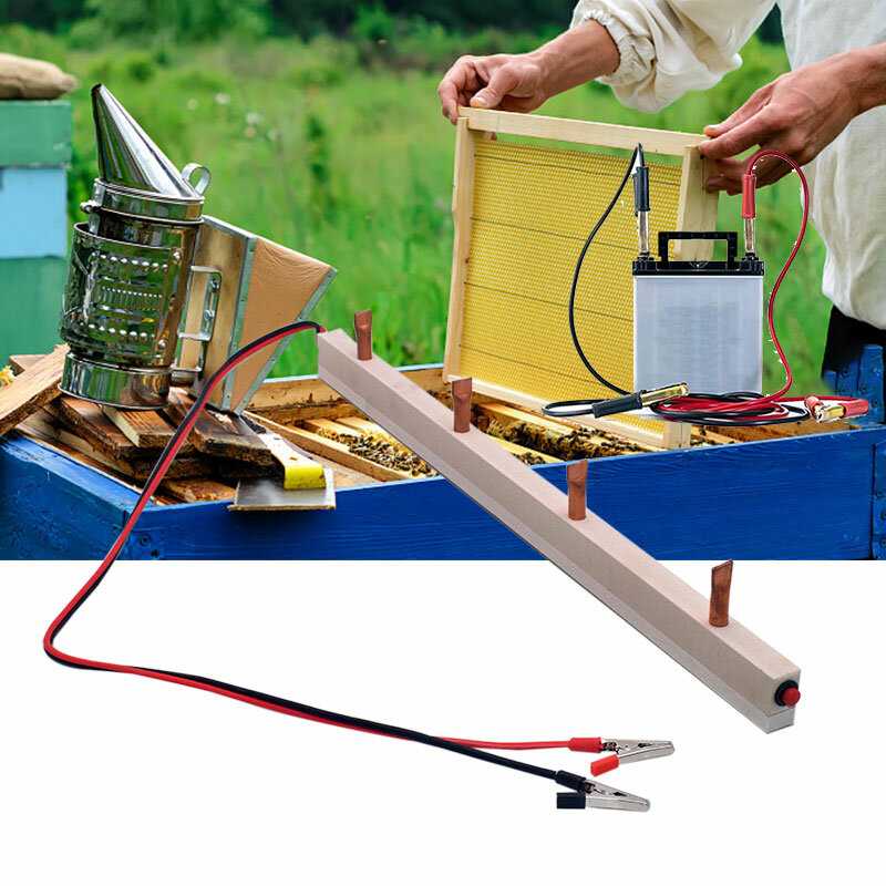 Dispositivo de calentamiento de Cable eléctrico de apicultura, MARCO DE COLMENA, Embedder de alambre, equipo de mantenimiento de abejas, herramientas de apicultura, 12V/24V