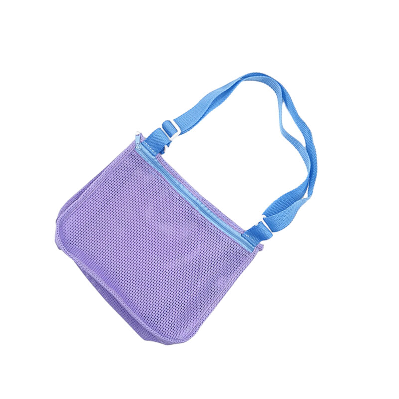 حقيبة شاطئ للأطفال ، حقيبة شبكية بكتف قابل للتعديل ، نايلون ، تطبيق واسع ، مضحك