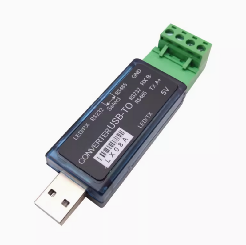 Convertidor USB a RS485 de 4 vías, cable serie RS485 de 4 puertos, módulo de comunicación serial, cuatro puertos COM, grado industrial