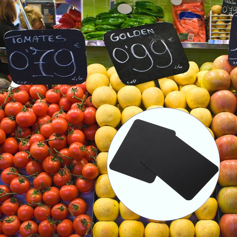 12pcs frutta verdura prezzo etichetta prezzo espositore merce espositore Stand prezzo etichetta clip per le vendite del supermercato