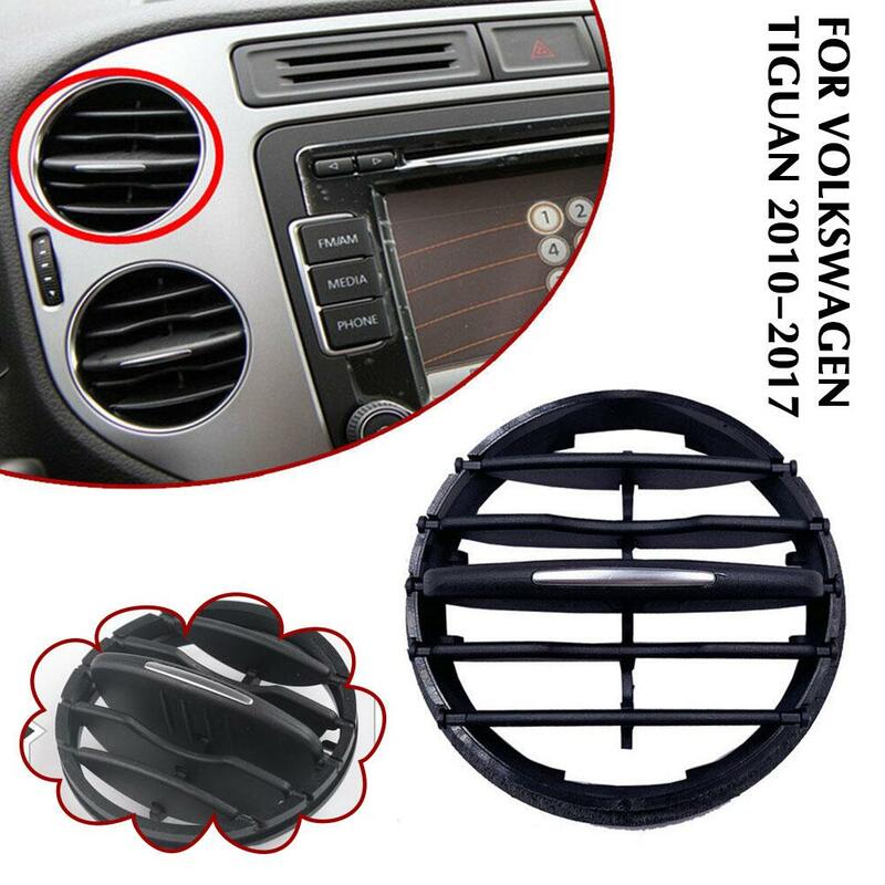 Interior do carro Ar Condicionado Vents Grille, Capa para Volkswagen Tiguan, 2010-2017, Acessório dobrável