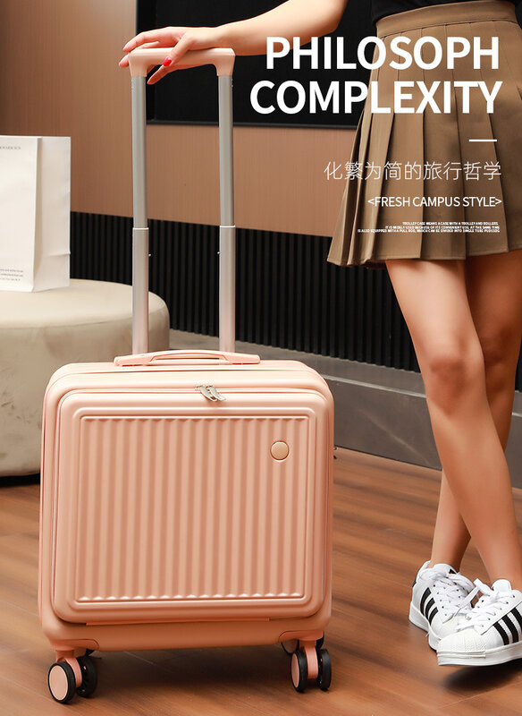 2022 High quality travel suitcase spinner wheels Women rolling luggage case on hot sales