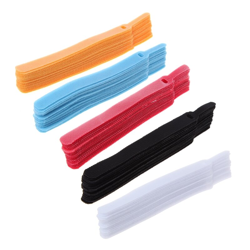 20pcs New 14.5cm Fastening Reusable Cable Organizer Earphone Mouse Ties Cable Management Wire Cable Winder Fashion