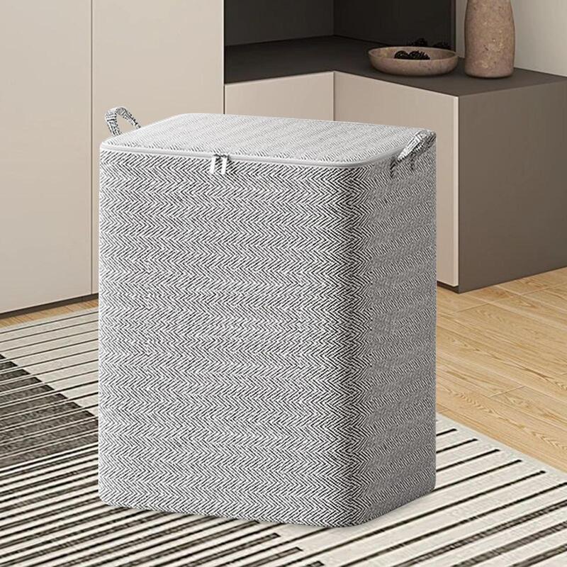 Travel Storage Bin Stackable Space Saver Portable Large Capacity Clothes Storage Bags for Bed Sheets Pillows Toys Sweaters Socks