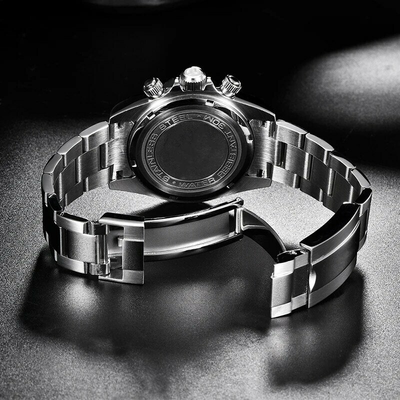 Daytona-Relógio esportivo mecânico de luxo masculino, automático, impermeável, safira vidro, relógio de pulso espelho, marca superior, novo, 2023