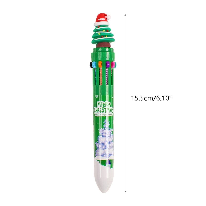 Рождественская ручка, выдвижная шариковая ручка, сувениры для рождественской вечеринки