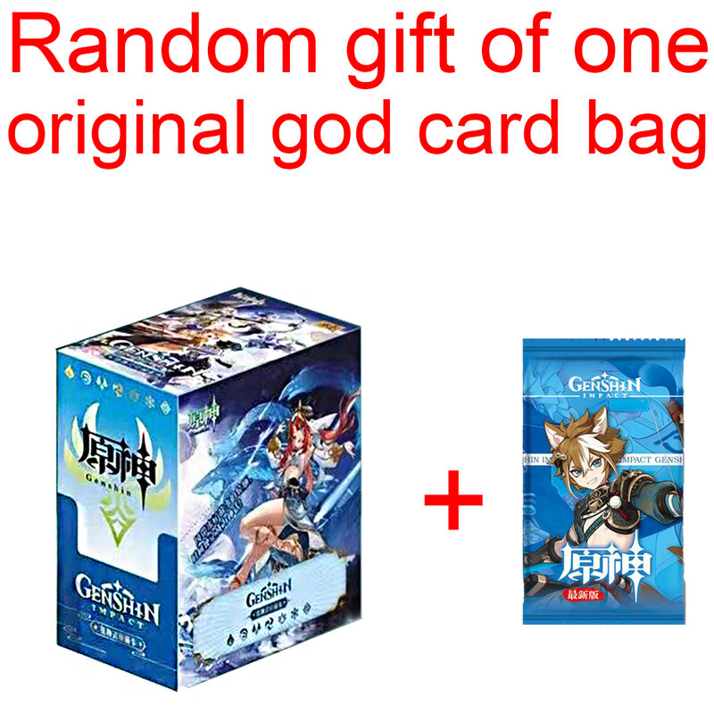 Fuori dalla stampa Genshin Impact Cards Anime Game TCG Collection Pack Booster Box Rare SSR giocattoli circostante regalo per bambini famiglia