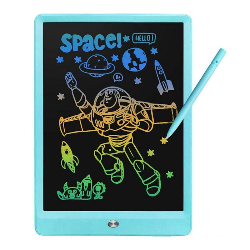 Tablet de escrita ecológica para crianças, retângulo LCD, exclusão de uma tecla, almofada de escrita educacional, tábua de desenho, pintura