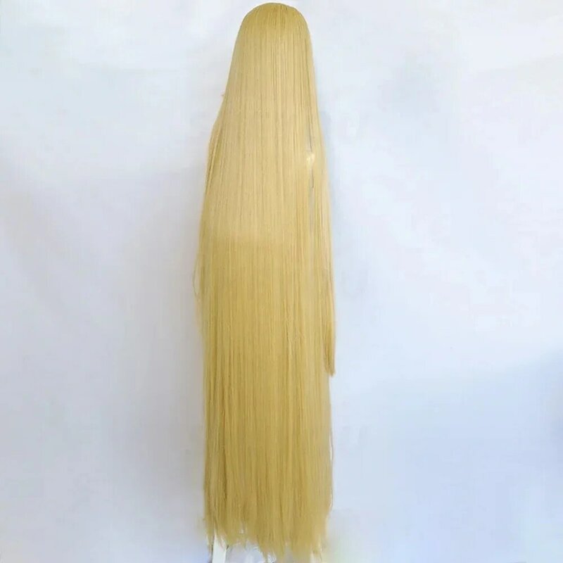 Neuer Film verheddert Rapunzel Prinzessin Cosplay Perücke Mädchen blond lange gerade hitze beständige synthetische Haar Perücken Maskerade verkleiden