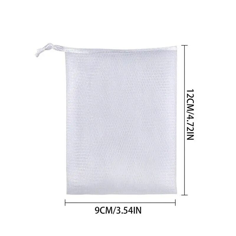 ถุงใส่สบู่ตาข่ายแบบแขวนได้ถุงใส่ถุงมือซักผ้าถุงตาข่ายฟองนมล้างหน้าได้ถุงใส่ถุงรูด