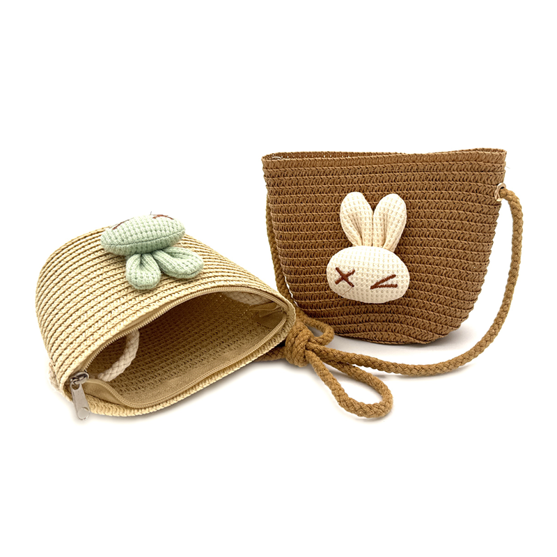 Lindo bolso cruzado de conejo para maternidad, Mini bolso de salida para niños, accesorios de ropa de bebé, monedero