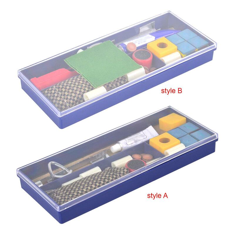 Bilhar Repair Tool Kit, Snooker Pool Cue Dica, moedor portátil de substituição