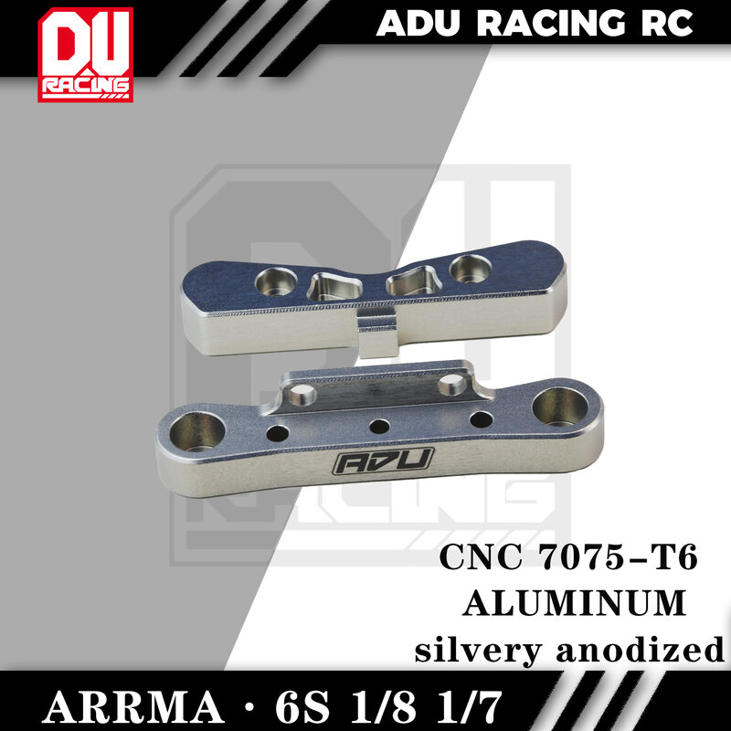 Support de SUSPENSION CNC en aluminium 7075-T6 pour ARRMA 6S 1/8 et 1/7