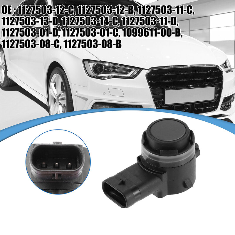 Wysokiej jakości czujnik parkowania Tesla 109961100A 109961100B 109961100C 109961100D 1127503 1127503-12-B dla Tesla 2017 Model X S 3