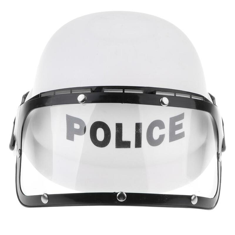 Motocicleta de oficial de policía de fiesta, Sombreros con visera para juegos de rol, niños y
