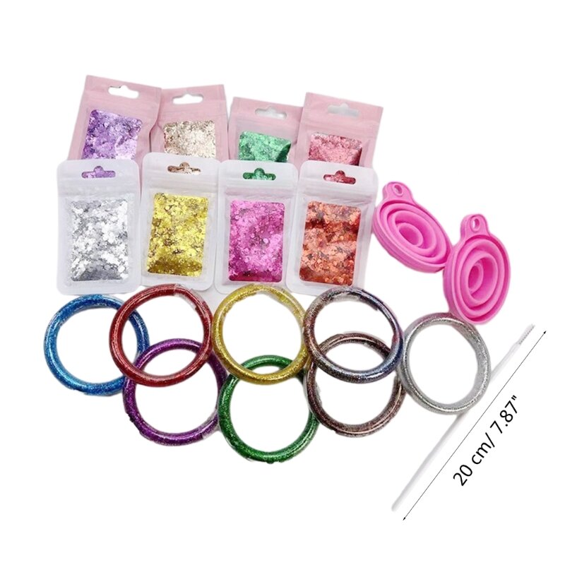 Kits fabrication bracelets d'amitié pour filles, 127D, activités artisanales, cadeaux fête