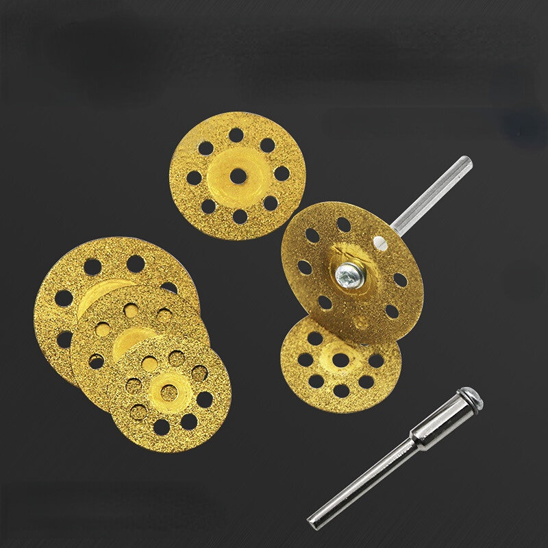 Алмазный режущий диск, 10 шт., лезвие для пилы, стекло, металл, керамика, драгоценный камень, отрезное колесо, ДРЕЛЬ Dremel, вращающийся инструмент с соединительным хвостовиком