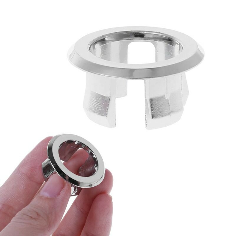 2pc pierścień przelewowy zlew łazienka zlewozmywak otwory spustowe pokrywa umywalka okrągłe wkładki zestaw akcesoriów łazienkowych