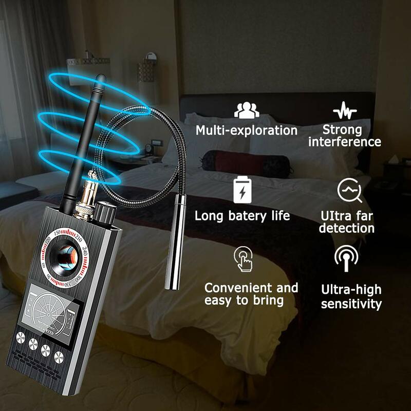 K68 bezprzewodowy detektor sygnału RF wykrywacz błędów anty-podsłuchowy wykrywacz lokalizator GPS kamery