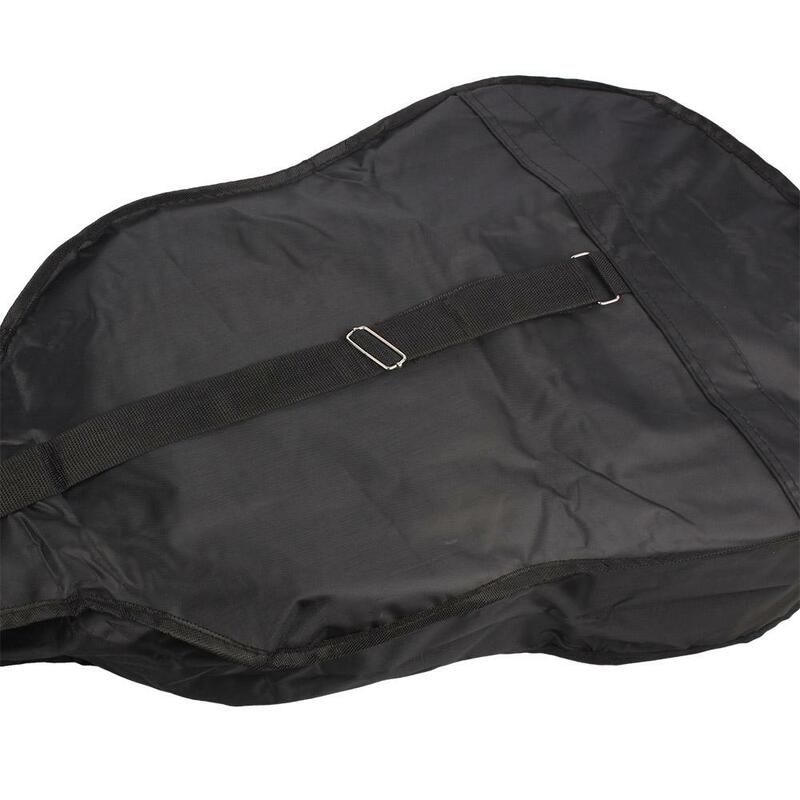 Oxford pano saco de guitarra à prova dwaterproof água caso com bolso portátil alça ombro ajustável peças da guitarra & acessórios