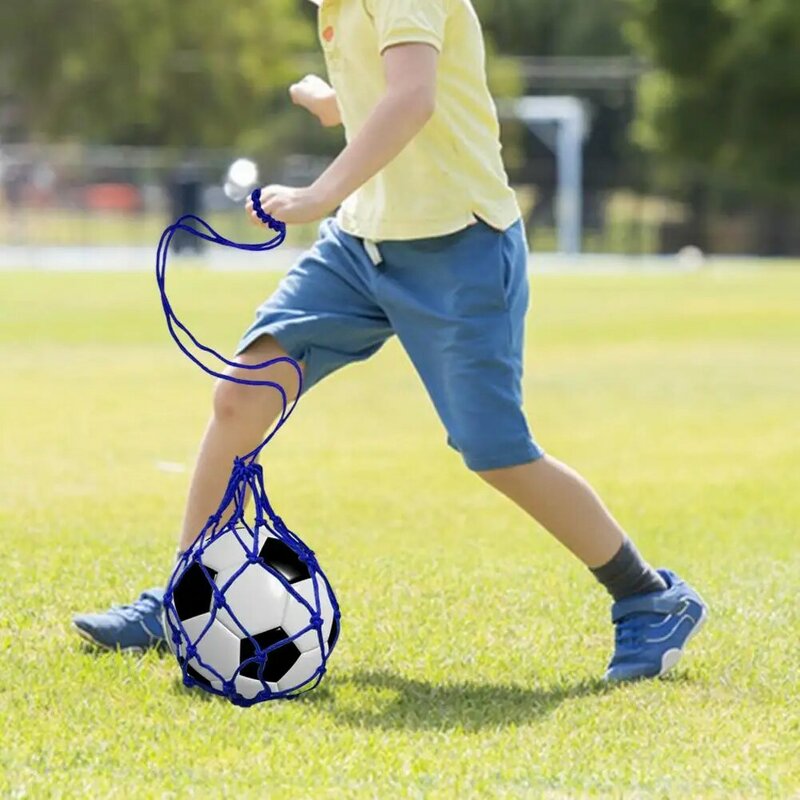 サッカーキックストレーナーユースと大人のための効率的なソロサッカートレーニングバッグ、耐久性のあるナイロンネット、サッカートレーナー