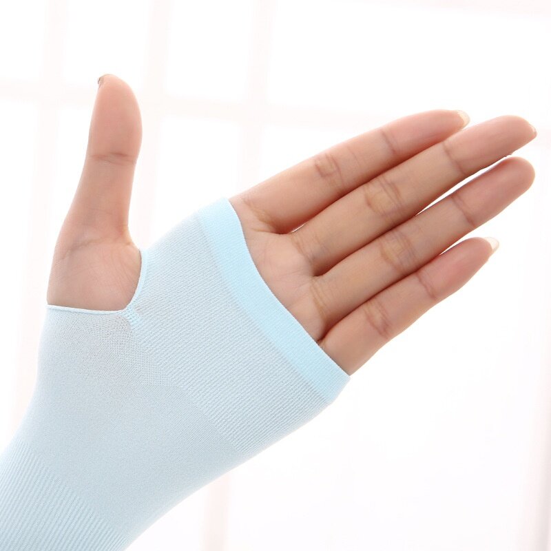 Hand Sok Ijs Zijde Uv Beschermende Arm Mouwen Zomer Zon-Proof Ice Cool Hand Sokken Cooling Naadloze