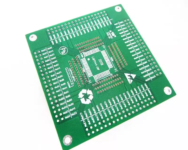 Clamshell IC51-1444-1354-7 QFP144 PITCH PCB IC 버닝 시트 어댑터, 테스트 시트 테스트 소켓 테스트 벤치 포함, 0.5mm
