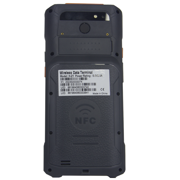 산업용 PDA 휴대용 데이터 수집 터미널, 1D 2D 코드 스캐닝 스캐너, 안드로이드 8, POS 사용 방수