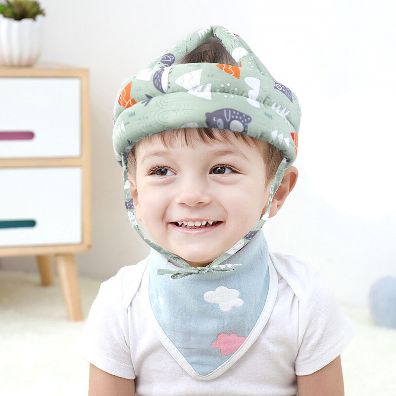 1 PCS Baby Safety Helmet Head Protection Hat Toddler Walk Crash Cap Adjustable Protective Headgear Toddler anti-fall Hat