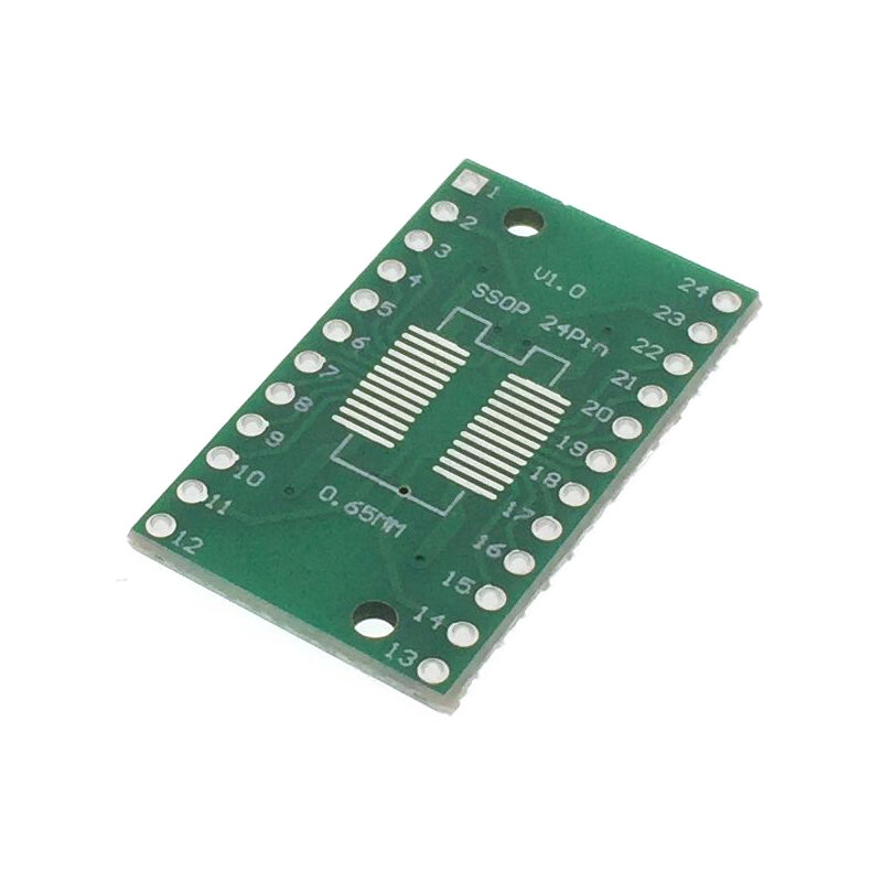 SOP24 SSOP24 TSSOP24 Patch To In-line Adapter DIP 0.65/1.27mm Sided