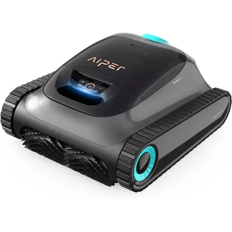 (2024 Upgrade) AIPER Scuba S1 Pool Vacuum for Inground Pools, Cordless Robotic Pool Cleaner, Wall and Waterline Cleaning, Smart