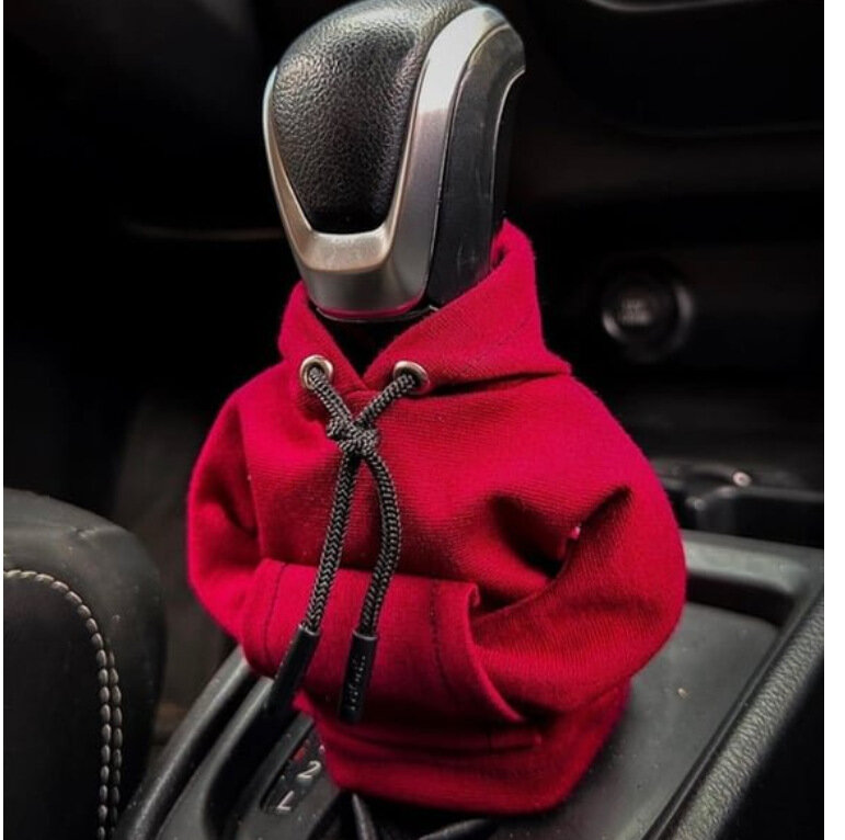 Auto Gear Shift Hoodie Cover Shift Cover Gear Handle Decoration Fits Manual Automatic Universal Car Shift Lever Interior Decor