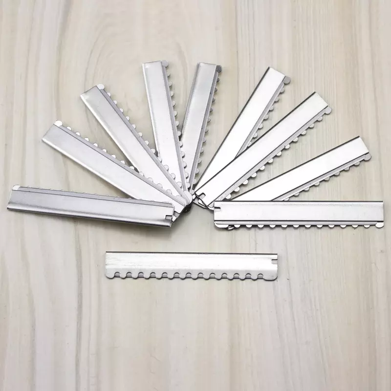 10/20pcs Safety Hair Knife Razor Blades Barber Stainless Steel Hairdressing Trimmer Thinning Cutting Blade Salon Shaving Blade