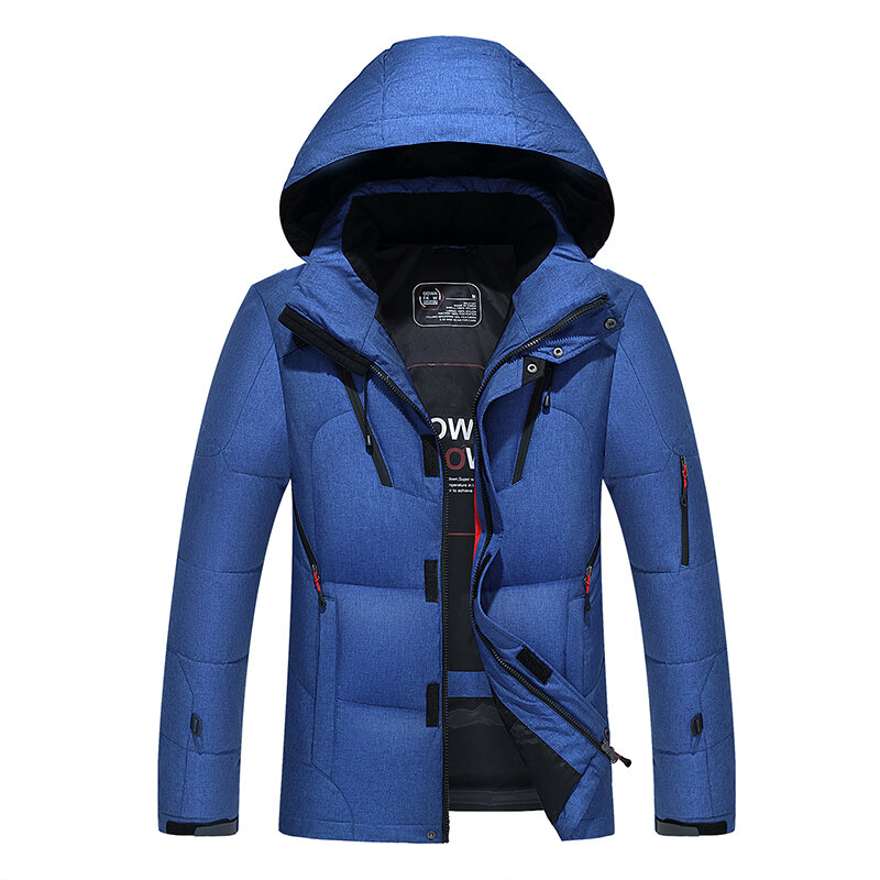 暖かい冬のジャケット,実用的,防水,ジッパー付きポケット,高品質,白いダックダウンジャケット,2022